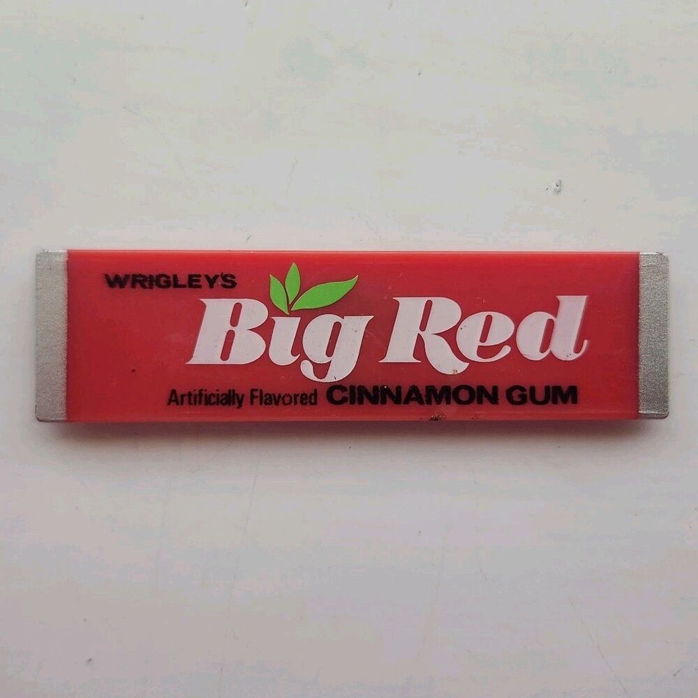 Wrigley's Big Red Cinnamon Stick Chewing Gum Fridge Magnet